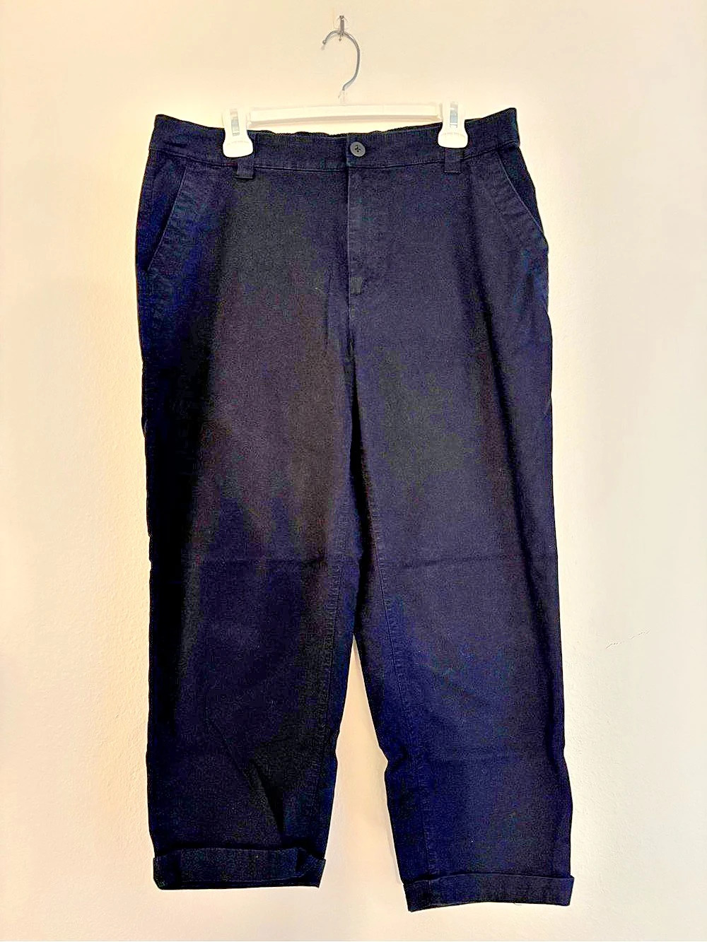 Old Navy High-Rise OG Chino Pants Black Large